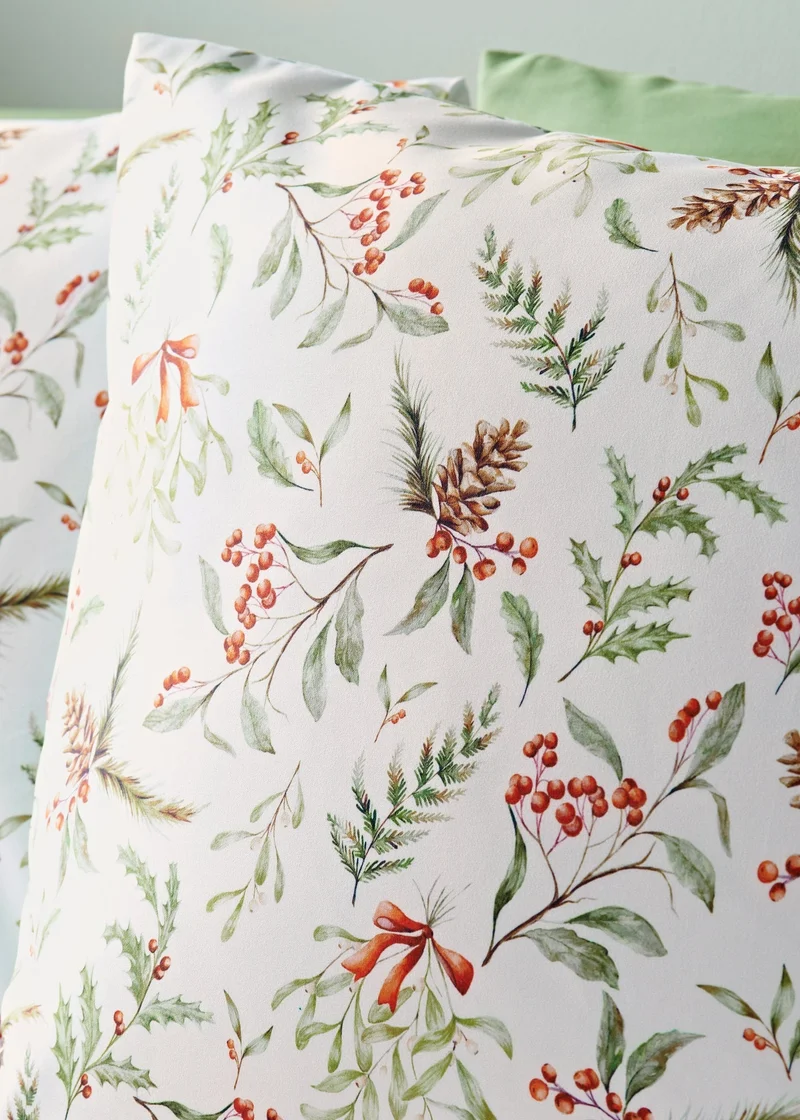 ماتلان Cream Winter Foliage Duvet Set