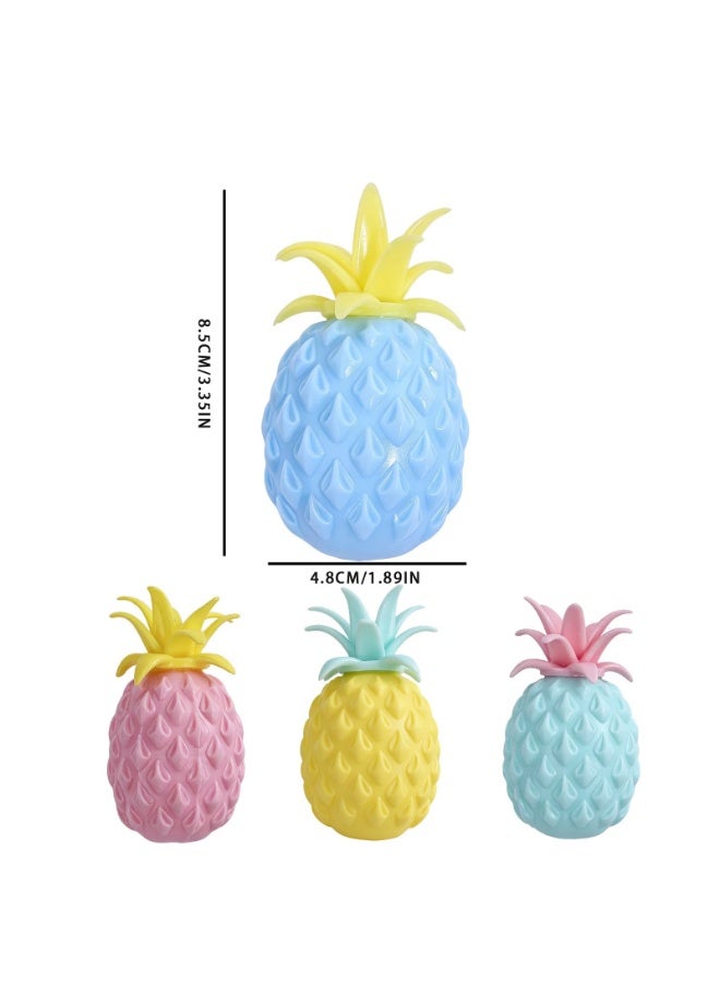 squishy Pineapple Stress Ball Fidget,  Squishy Sensory Fruit Ball for Anxiety Relief and Focus, Stretchy Decompression Squeeze, Party Favors and Stocking Stuffers,1PC - Image 1