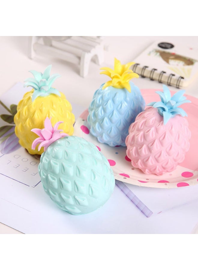 squishy Pineapple Stress Ball Fidget,  Squishy Sensory Fruit Ball for Anxiety Relief and Focus, Stretchy Decompression Squeeze, Party Favors and Stocking Stuffers,1PC - Image 2
