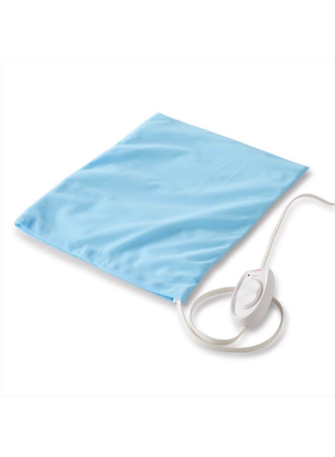 Sunbeam Heating Pad for Pain Relief | Standard Size Ultra Heat, 3 Heat Settings | Light Blue, 12 Inch x 15 Inch - Image 1
