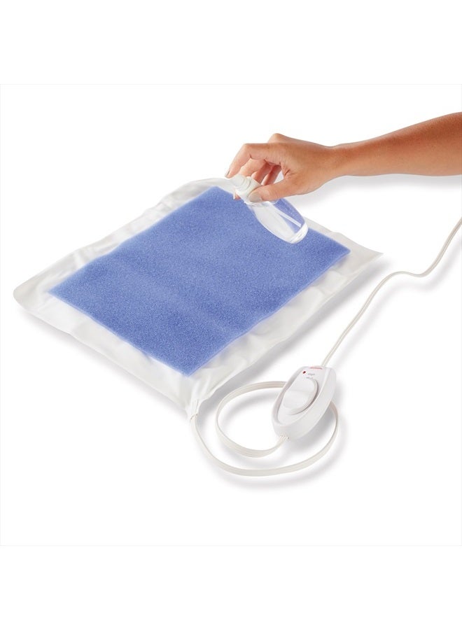 Sunbeam Heating Pad for Pain Relief | Standard Size Ultra Heat, 3 Heat Settings | Light Blue, 12 Inch x 15 Inch - Image 2