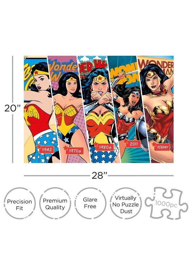 Aquarius Dc Wonder Woman Puzzle (1000 Piece Jigsaw Puzzle) Officially Licensed Dc Comics Merchandise & Collectibles Glare Free Precision Fit 20 X 28 Inches  - Image 3
