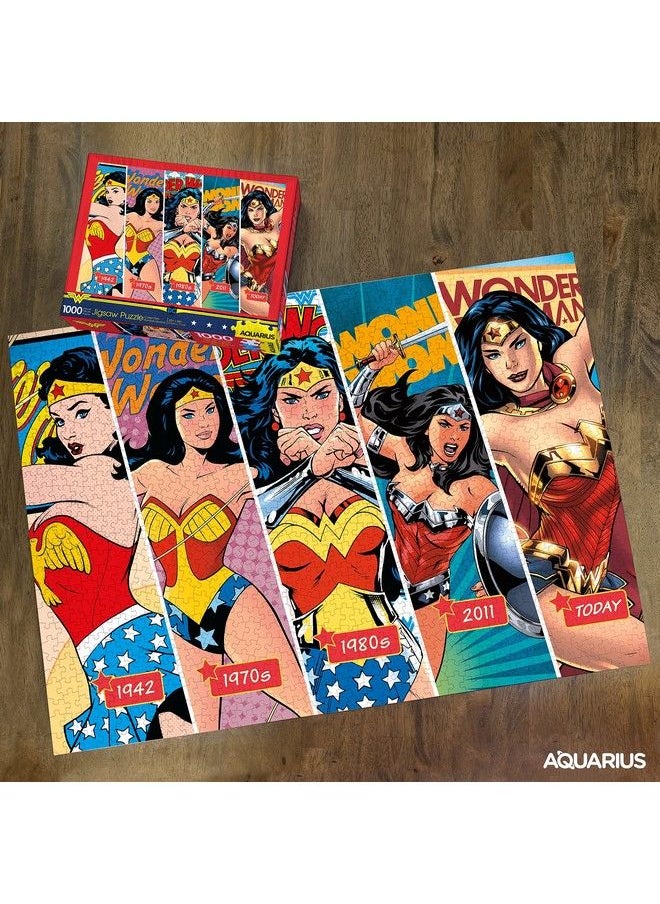 Aquarius Dc Wonder Woman Puzzle (1000 Piece Jigsaw Puzzle) Officially Licensed Dc Comics Merchandise & Collectibles Glare Free Precision Fit 20 X 28 Inches  - Image 4