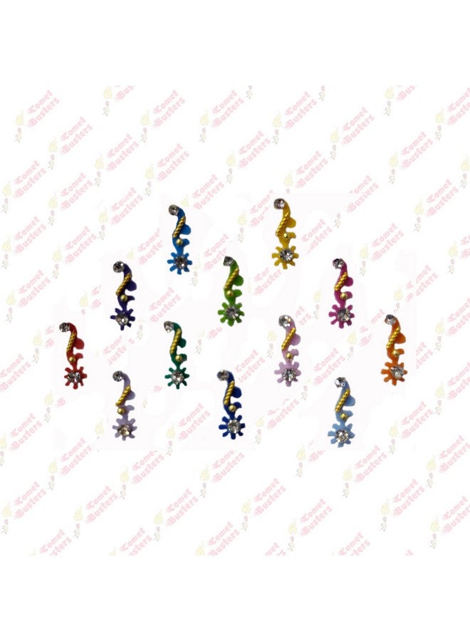 Comet Busters Beautiful Handcrafted Multicolor Traditional Bindis (BIN1811) - Image 2