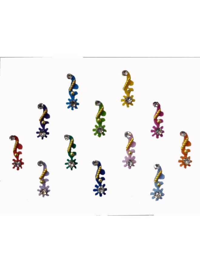 Comet Busters Beautiful Handcrafted Multicolor Traditional Bindis (BIN1811) - Image 1