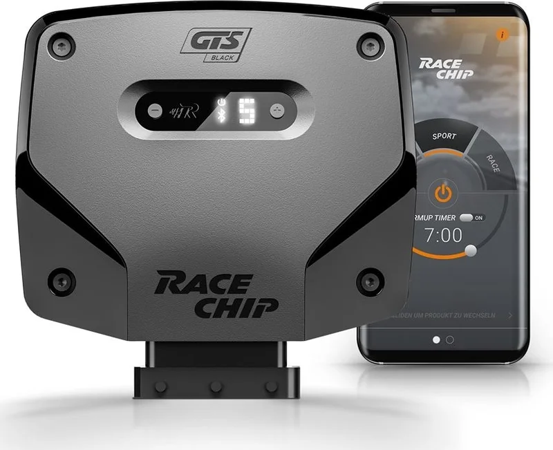 Race Chip Racechip Gts Black Volvo XC40 After 2017 Year T5 (250 Ps / 184 Kw) Professional Chip Tuning Kit with App App Control Made In Germany
