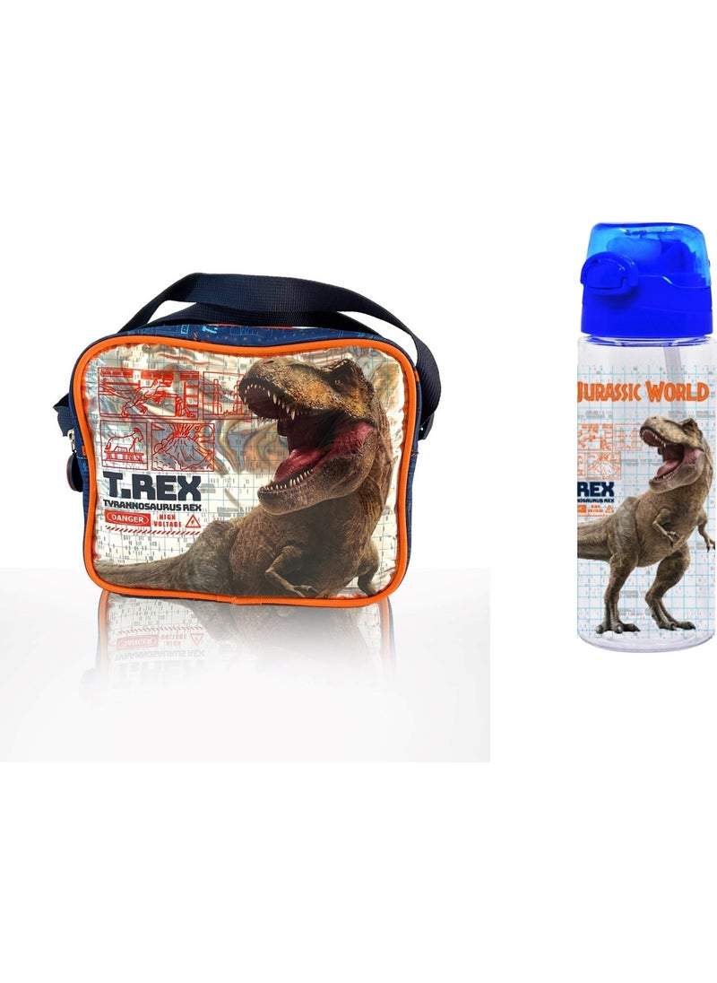 JURASSIC WORLD - Jurassic Trex Lunchbox and Water Bottle - Image 1