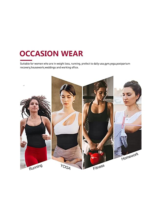 PROMASS Waist Trainer For Women Waist Wrap 4M, Tightness Adjustable & Non-Slip, Flexible Stomach Bandage Wrap, Lower Belly Fat, Post Partum - Image 5