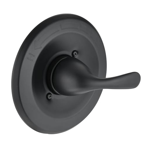 Ultrimkit Shower Trim Kit Compatible with Delta 1314 Series Shower Cover Plate with Handle Matte BlackValve Catridge Not Inclued - Image 1