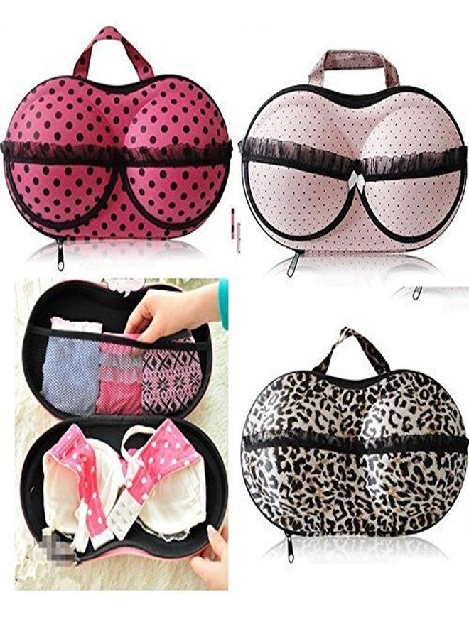 GBEX Nylon Bra Bag Pouch Travel Organizer Bag Bra Storage Bra Bags Pouch Undergarments Organizer Bag bra Storage Bag for Women [ MULTI COLOR ] - Image 2