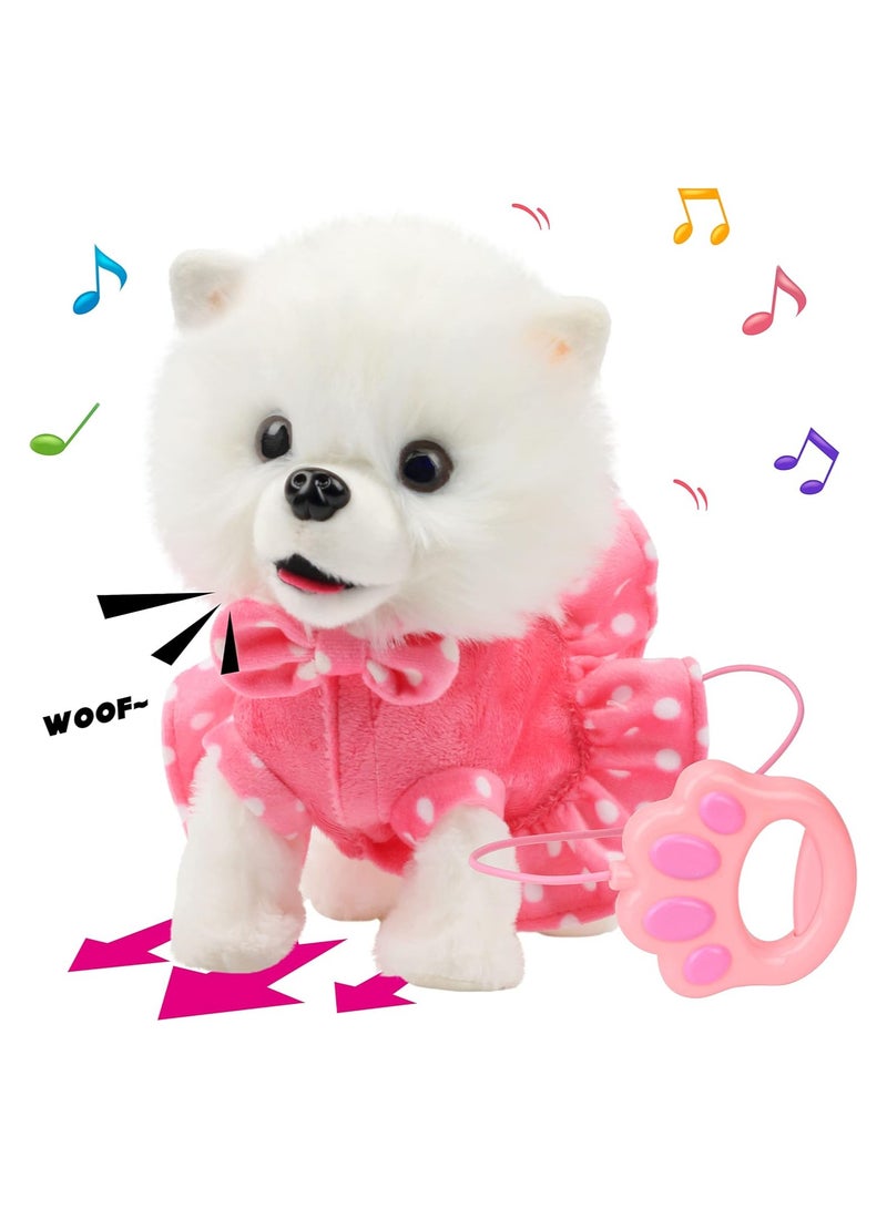 SYOSI Electronic Plush Dog Toy, Singing Walking and Barking, Interactive Puppy Dog with Remote Control Leash for Kids Toddler Gifts Birthday Girls Boys, Fun Interactive Toys Electronic Pets Puppy - Image 1