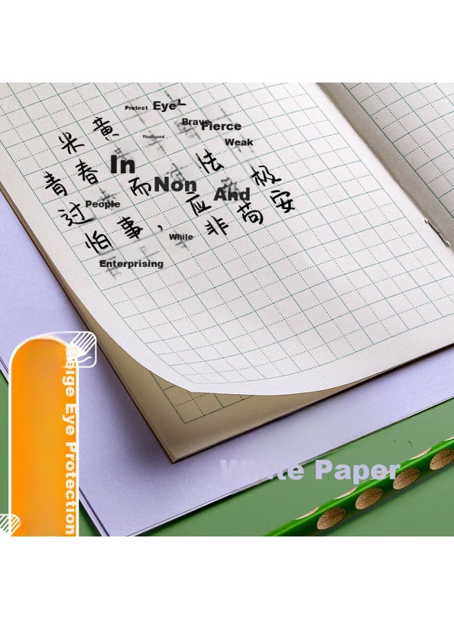 Kaba Bear Kabaxiong Character Writing Notebook, 36k/14 Sheets, For Primary School Students In Grades 1-3, Specialized Homework Soft Copybook, Eye-friendly, Character Writing Notebook - Image 4