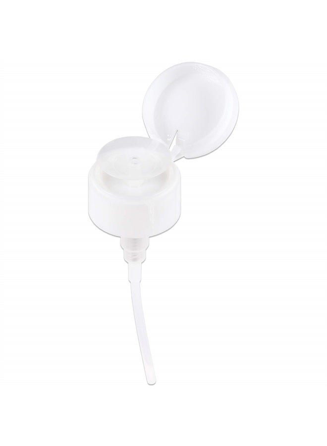 Pana Liquid Push Down Pump Dispenser Empty Bottle with Flip Top Cap (7 Ounce - 1 Bottle, Clear) - Image 4