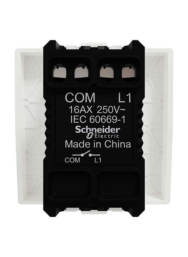 Schneider Electric Miluz-E Doorbell Switch 10A 250V 2 Module - Image 2