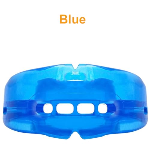 Coolrunner Double Braces Mouth Guard, Sports Athletic Mouth Guards Youth Mouthguard for Upper and Lower Teeth Protection Required for Youth, Teenager and Adults (Blue) (Blue+Transparent) - Image 5