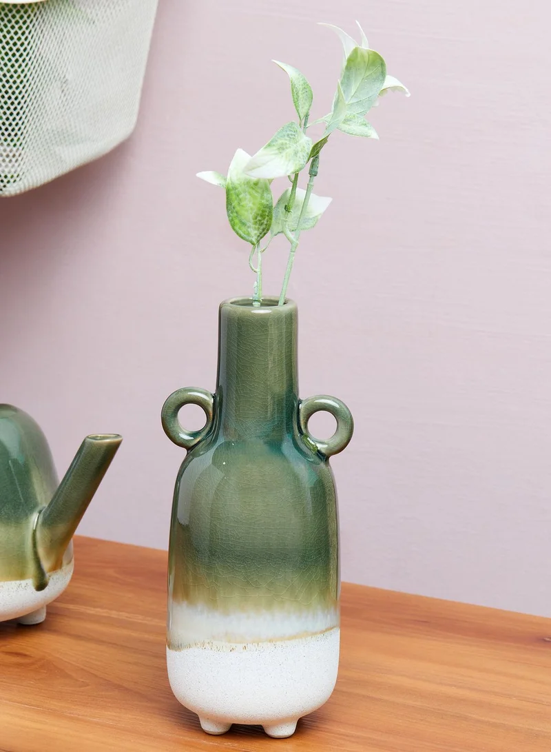 Sass & Belle Mojave Glaze Green Large Vase