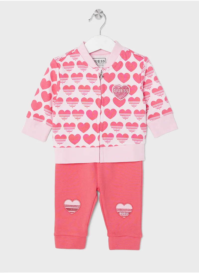 GUESS Kids Printed Active Top & Pants Set