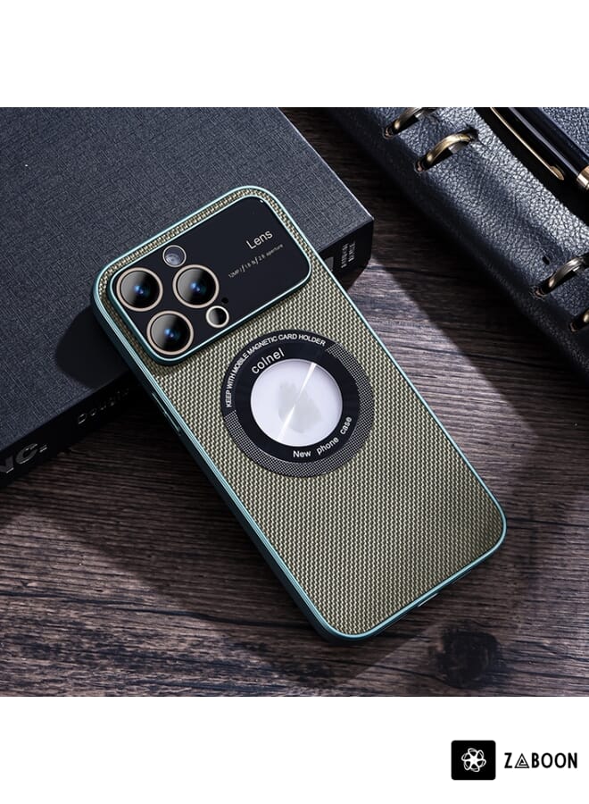 Zaboon Protective Case For iPhone 13 Pro Max View Window Magsafe PC - Image 1