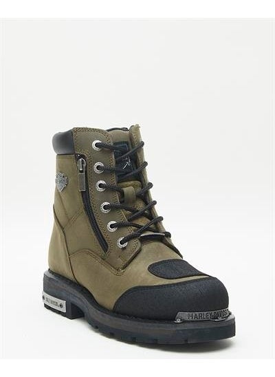 HARLEY DAVIDSON Renshaw Men's Green Nubuck Boots  - Image 2
