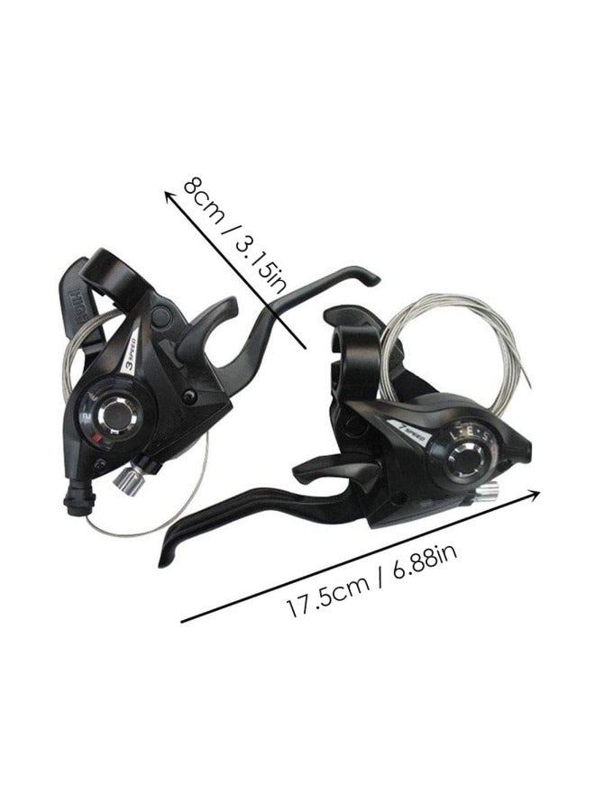 Generic Brake Lever Combo With Inner Shift ,3x8 Speed Shifter Bike MTB Fixed Gear AccessoriesCables - Image 2