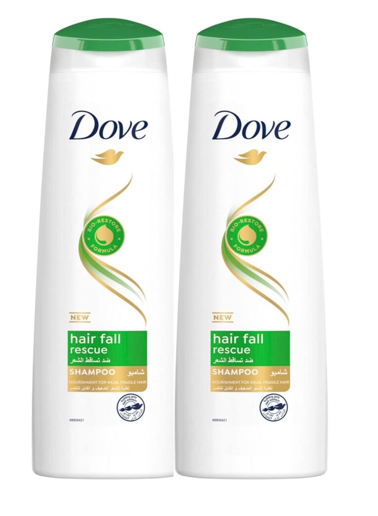 Dove Hair Fall Rescue Shampoo 400ml pack of 2