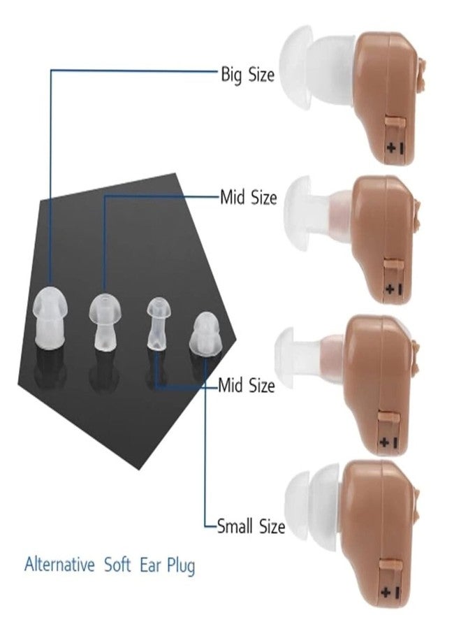 BALSON جهاز Balson K-55 Mini Invisible لتضخيم الصوت لكبار السن - تركيب فوري، تصميم متين، تحكم سهل في مستوى الصوت (لأذن واحدة، مع ضمان لمدة 3 أشهر) - Image 4