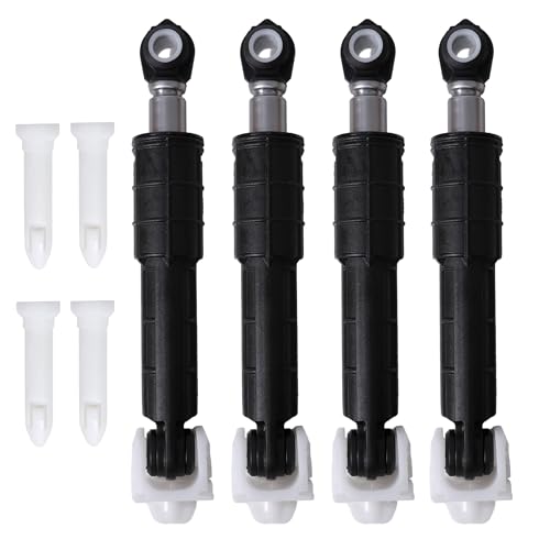 Semzohc WH01X20826 Washer Shock Absorber Kit Fit for G.E Washer Damper Shock Replaces WH01X10343 AP4265856 WH01X10385 WH01X10425 AH1482318 EA1482318 WH01X10260 PS1482318 - with 4 Shocks and 4 Pins - Image 1