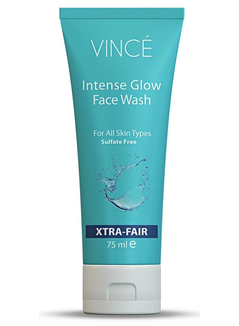 غسول الوجه لتفتيح البشرة - تنظيف عميق وتفتيح فوري - يزيل الأوساخ والشوائب - يوحد لون البشرة ويكشف عن توهج متألق - خالٍ من الكبريتات، 75 مل