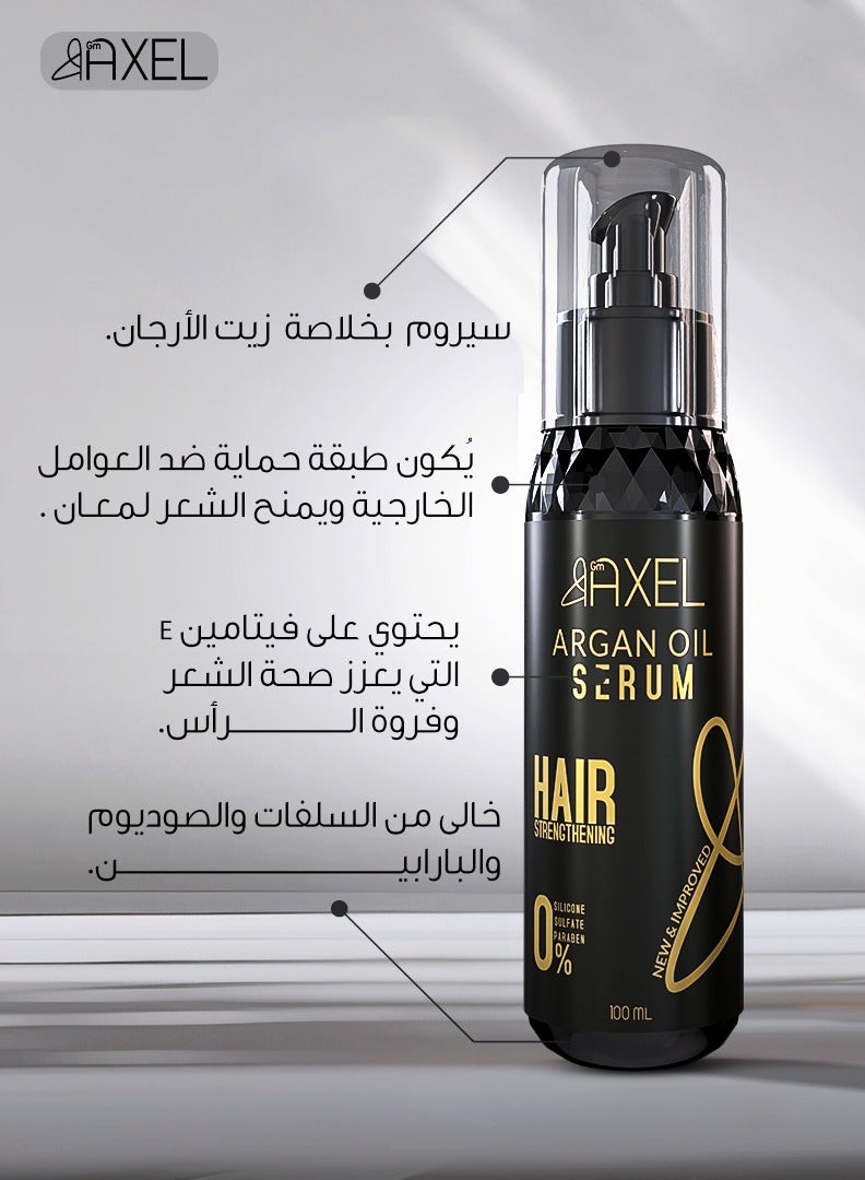 Axel Argan Oil Serum 100ml - Heat Protection and Hair Shine - Image 2