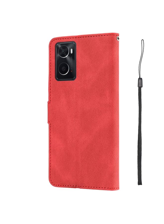 S-TOP Case For OPPO A36 4G / A76 4G / A96 4G / Realme 9i 4G Fantasy Skin-feel Calfskin Texture Leather Phone Case - Image 3