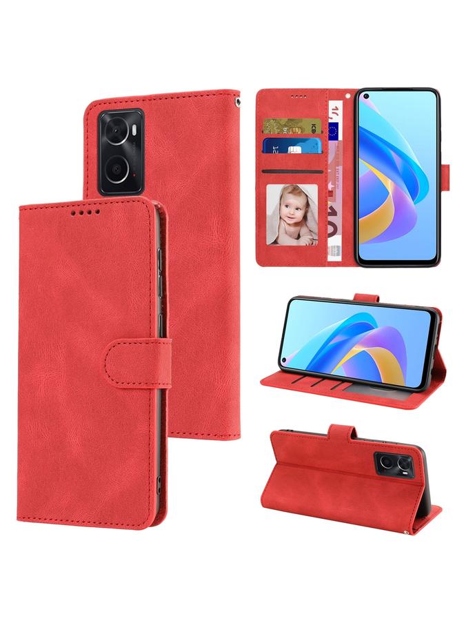 S-TOP Case For OPPO A36 4G / A76 4G / A96 4G / Realme 9i 4G Fantasy Skin-feel Calfskin Texture Leather Phone Case - Image 1