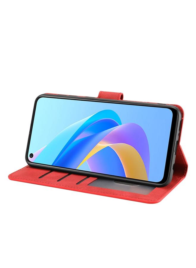 S-TOP Case For OPPO A36 4G / A76 4G / A96 4G / Realme 9i 4G Fantasy Skin-feel Calfskin Texture Leather Phone Case - Image 5