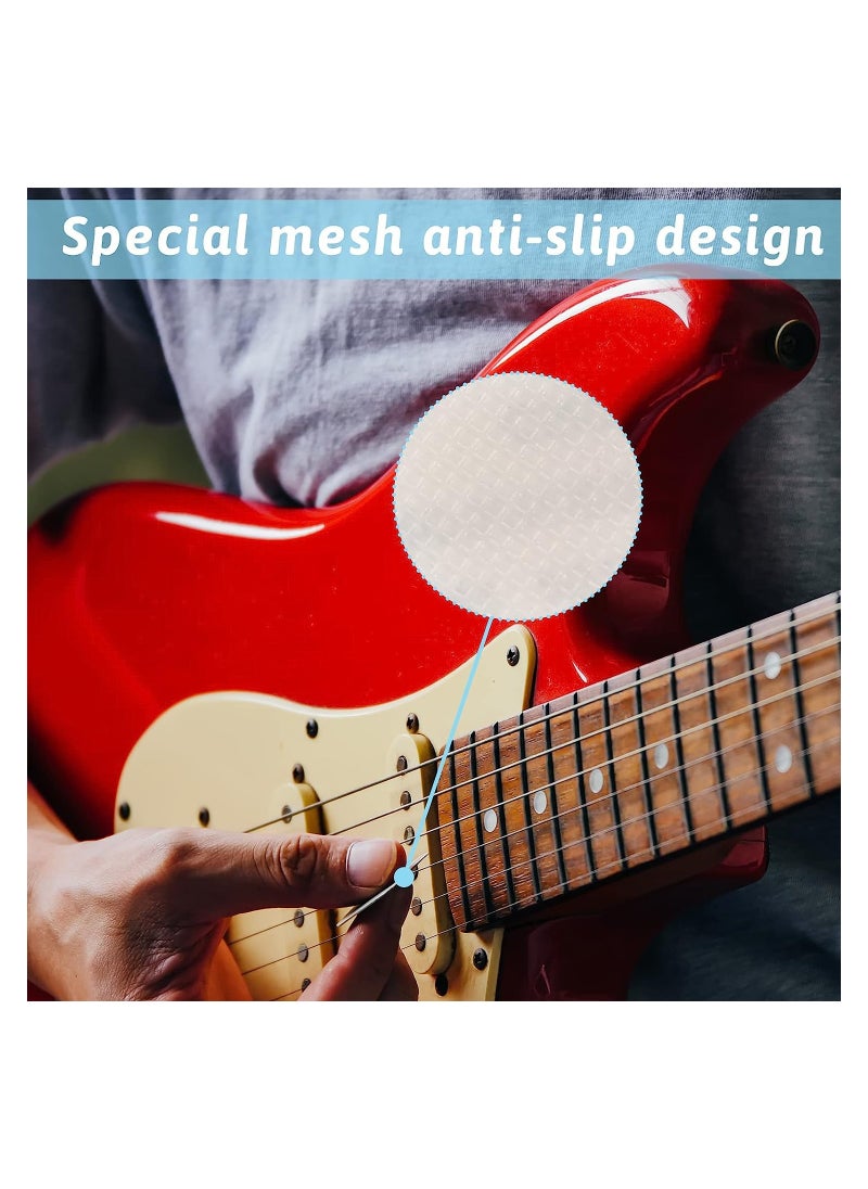 SYOSI - Grips for Guitar Picks 40 Pcs Self Adhesive Guitar Pick Grips, to Help You Hold Guitar Picks Tightly Pick Round Washer Pick Gripper Stop Dropping Your Guitar Picks While Playing - Image 1