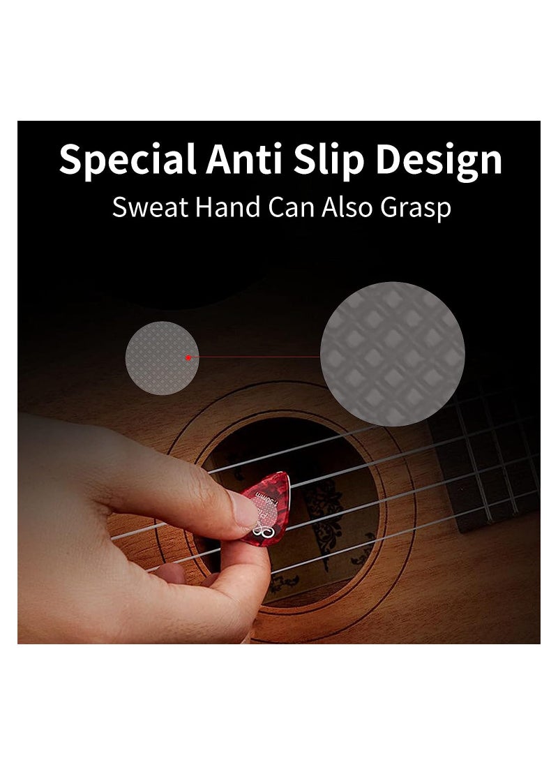 SYOSI - Grips for Guitar Picks 40 Pcs Self Adhesive Guitar Pick Grips, to Help You Hold Guitar Picks Tightly Pick Round Washer Pick Gripper Stop Dropping Your Guitar Picks While Playing - Image 1