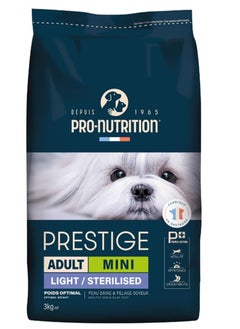 PRESTIGE Pro Nutrition Prestige Dog Adult Mini Light Sterilised 3Kg 