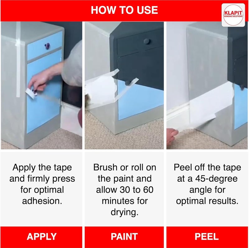 KLAPiT Industrials Masking Tape 1 Inch x 46m - Image 5