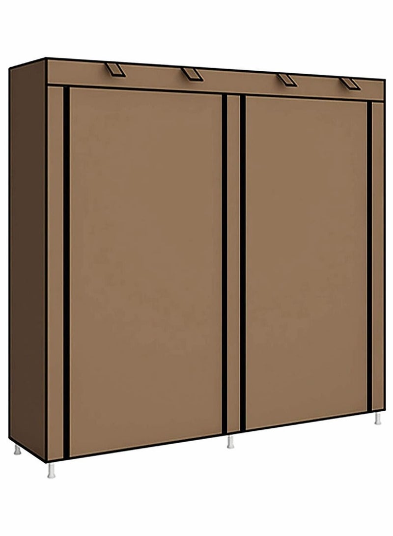 HomarKet 12-Layer Simple Dustproof Shoe Rack Coffee Brown - Image 5