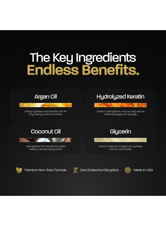 Based Bodyworks بلسم مرطب من BASED مع الألوة فيرا وزيت النعناع وزيت جوز الهند، بلسم تنظيف للرجال، بدون كبريتات أو بارابين أو فثالات، عناية عالية الجودة بالشعر، زجاجة سعة 12 أونصة سائلة (عبوة من 1) - Image 3