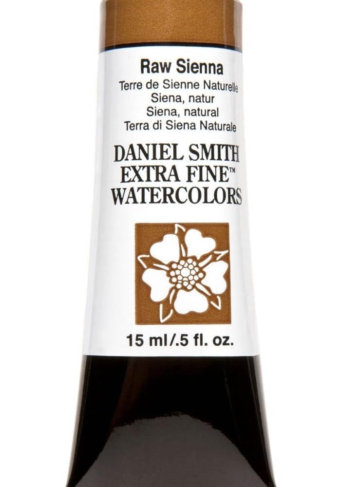 DANIEL SMITH Extra Fine Watercolor - Raw Sienna 15ml Tube - Image 5