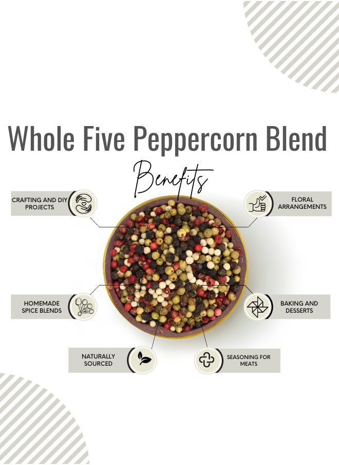 Awafi Mill Premium Five-Peppercorn Blend | Handpicked Whole Peppercorns | Aromatic Spice Mix  - Image 3