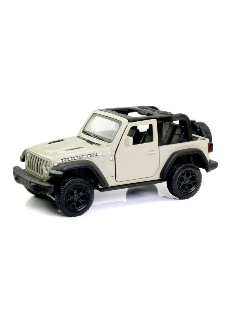 D-Power Diecast Jeep Rubicon 2021 – 1:36 Scale Model Car, Assorted Colors Green / Beige, 1 Piece, Pull Back Action, Collectible SUV Toy - Image 4