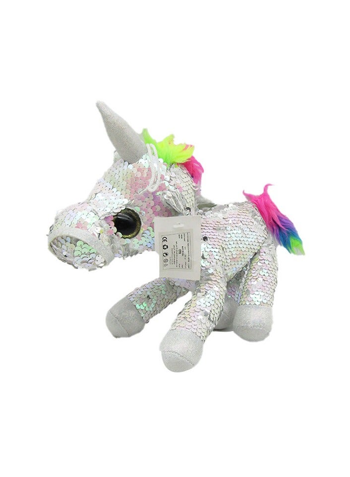 Plush Soft – Glitter Unicorn – 27Cm - Image 1