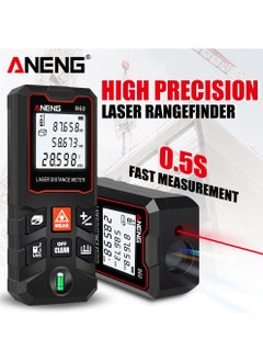 ANENG 40m/60m/80m/100m Digital Laser Distance Meter with Bubble Level Handheld Laser Measure LCD Mini Range Finder Distance/Area/Volume/Pythagorean Measuring Tool Unit Switching  - Image 1