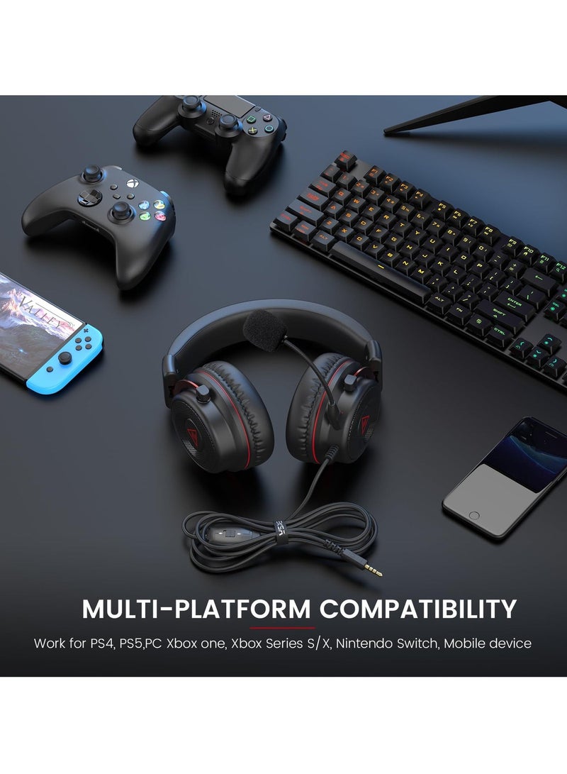 EKSA E900 Professional Gaming Headset For PS4/PS5/XOne/XSeries/NSwitch/PC -wired - Image 5