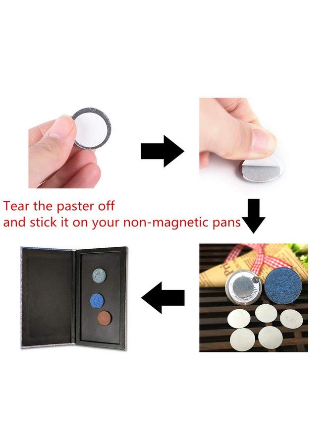TUOKING 50Pcs Square Metal Stickers For Eyeshadow Magnetic Makeup Palette - Image 3