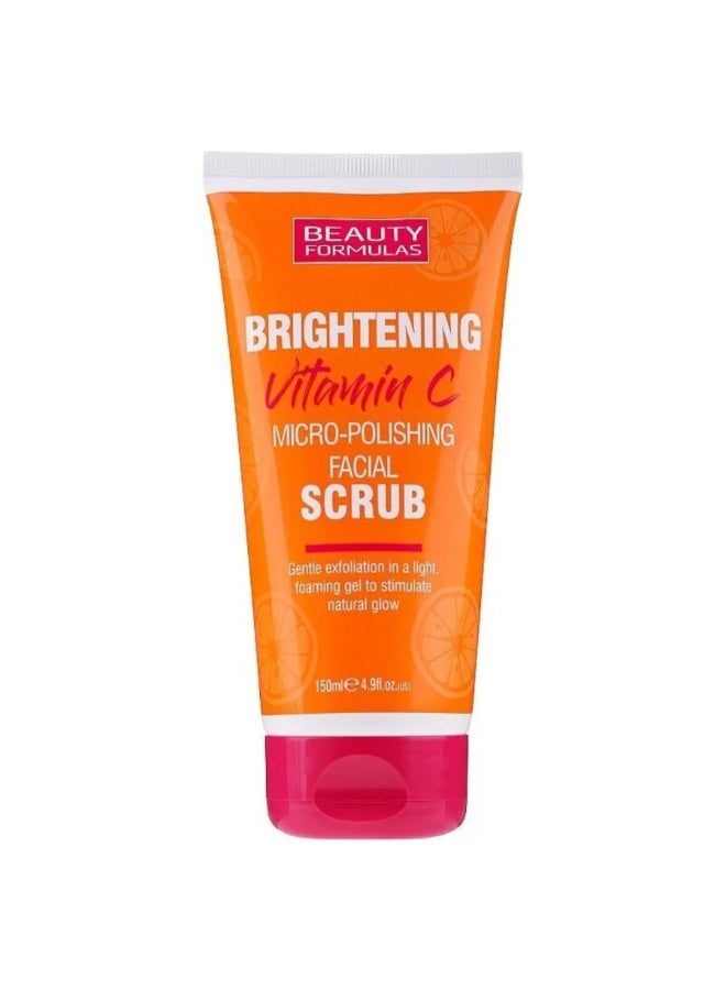 BEAUTY FORMULAS Brightening Vitamin C Micro-Polishing Facial Scrub - 150ml - Image 1