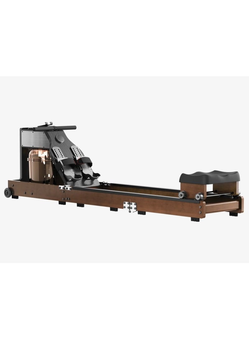 KINGSMITH Kingsmith Water Rowing Machine WM10  with Tri-fold patent | Water & Magnetic resistence 2 in 1 | Patented 3-Fold Tech | LED display | Dual Resistance System | Walnut - Image 4