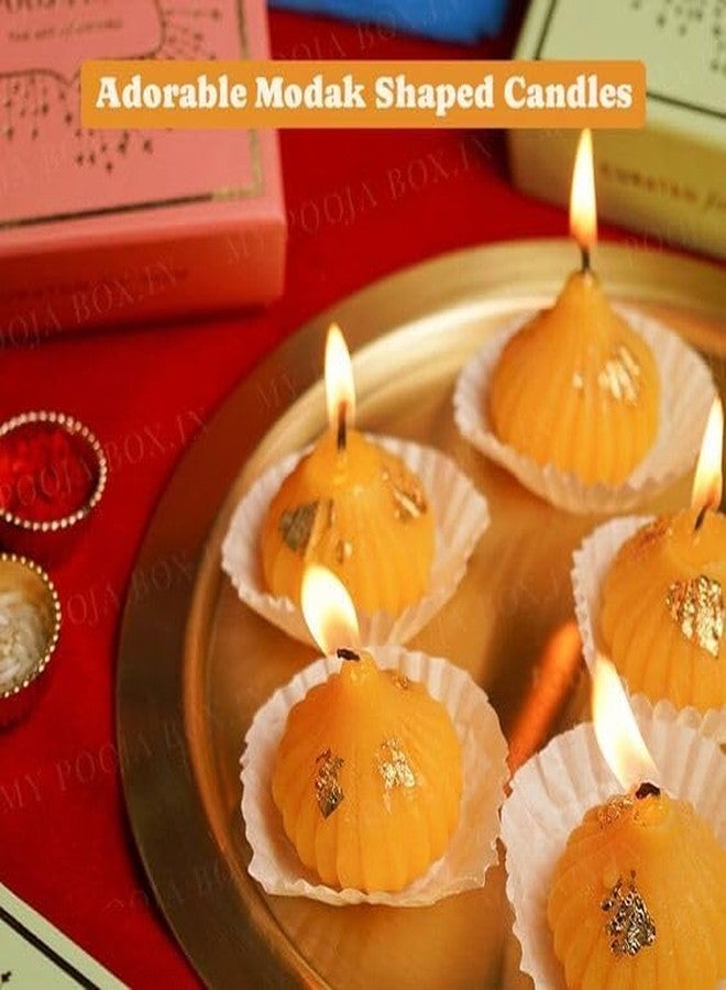 Matin IMPEX Decorative Modak Shape Silicone Mold for Making Candles, Chocolates, Cake Decoration - Image 5