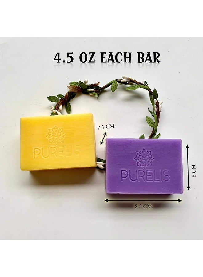 Purelis Urelis Naturals Aromatherapy Soap Bars Artisan Crafted With Natural Essential Oils 6Pack Gift Set. Handmade Antibacterial Face Hands And Body Soap For Men And Women Soap Bars Gift Set - Image 4