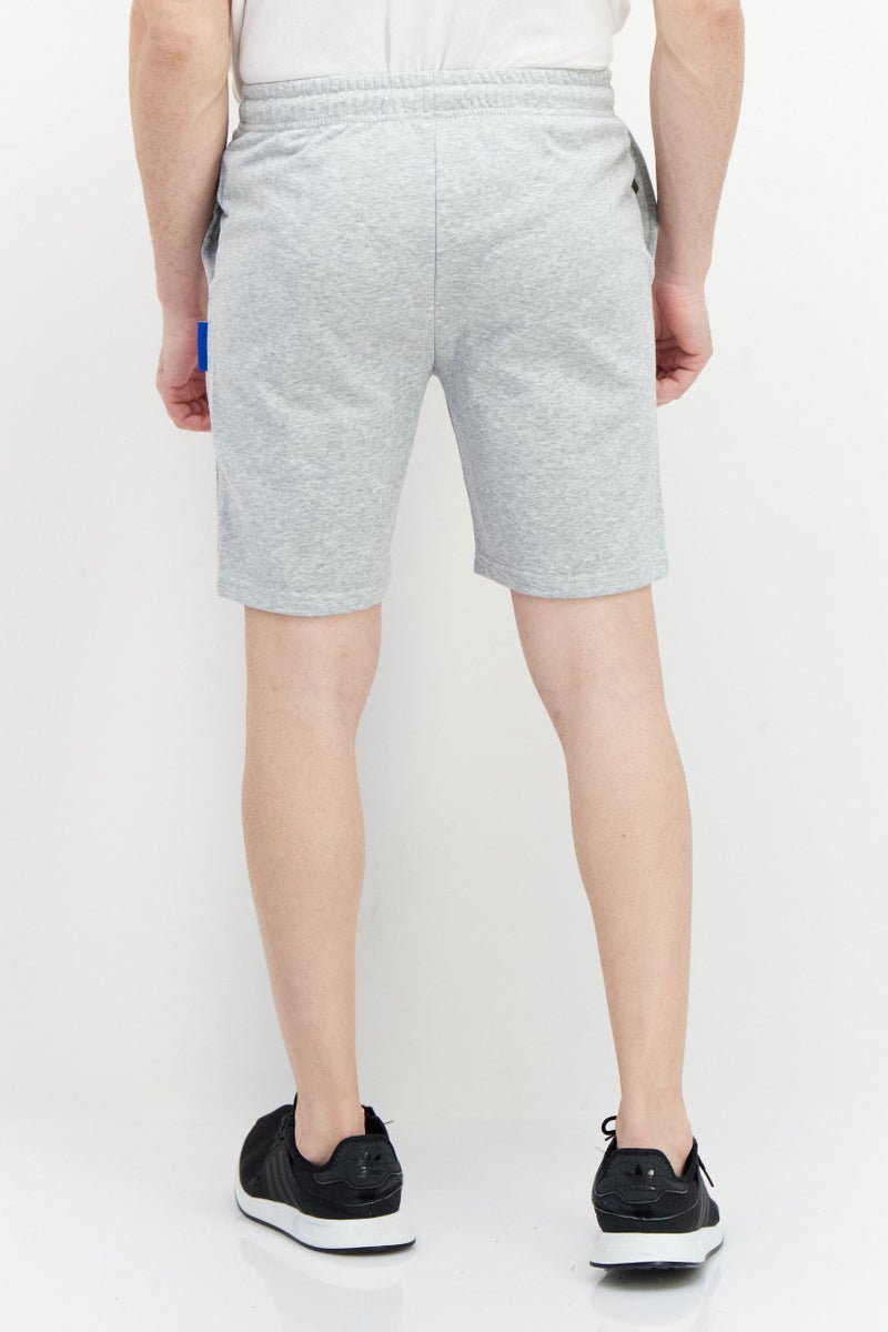 RBX Men Sportswear Fit Training Shorts, Light Grey - Image 3